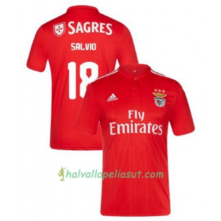 Jalkapallo Pelipaidat Benfica Eduardo Salvio 18 Kotipaita 2018-2019 Lyhythihainen